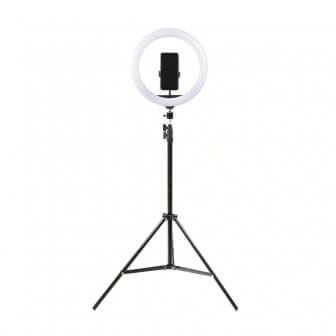 Кольцевая светодиодная лампа со штативом Ring Fill Light диаметр 32 см-2